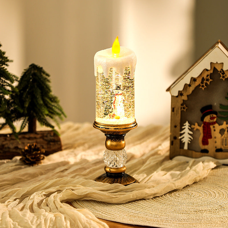 Weihnachtsdekoration Laterne mit Schneekugel Brehn