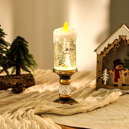 Weihnachtsdekoration Laterne mit Schneekugel Brehn