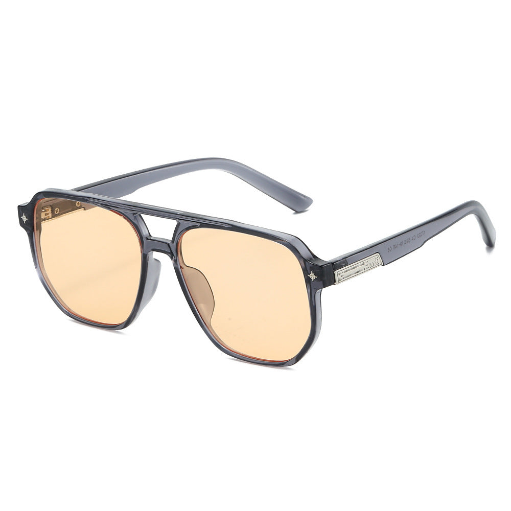 Geometrische Schild Sonnenbrille Brehn
