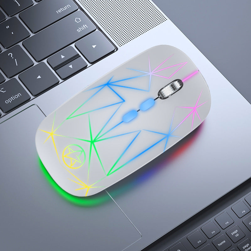 Bluetooth Gaming-Maus mit Dual-Modus und Rgb-Beleuchtung Brehn