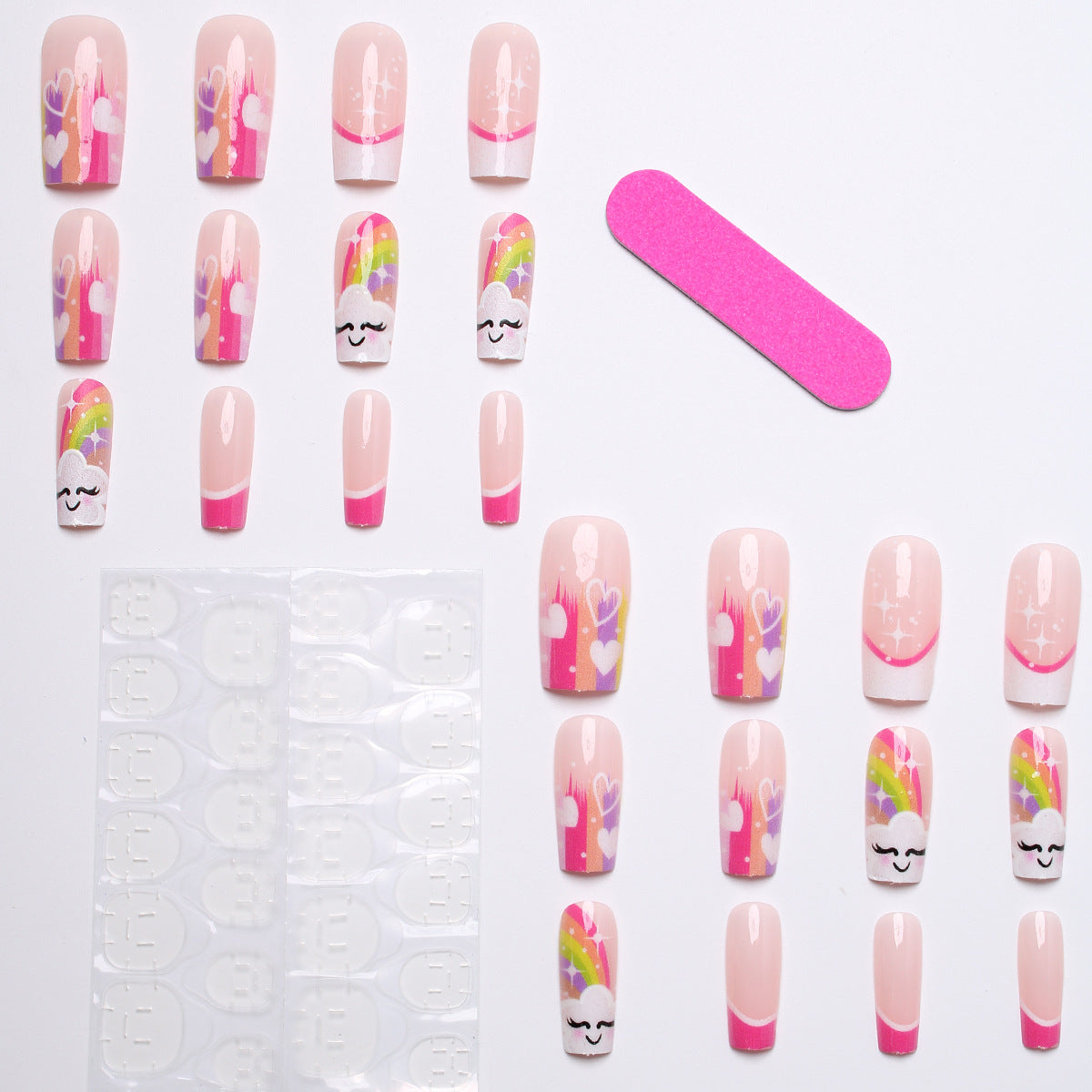 Kreative Regenbogen Nagelkunst Brehn