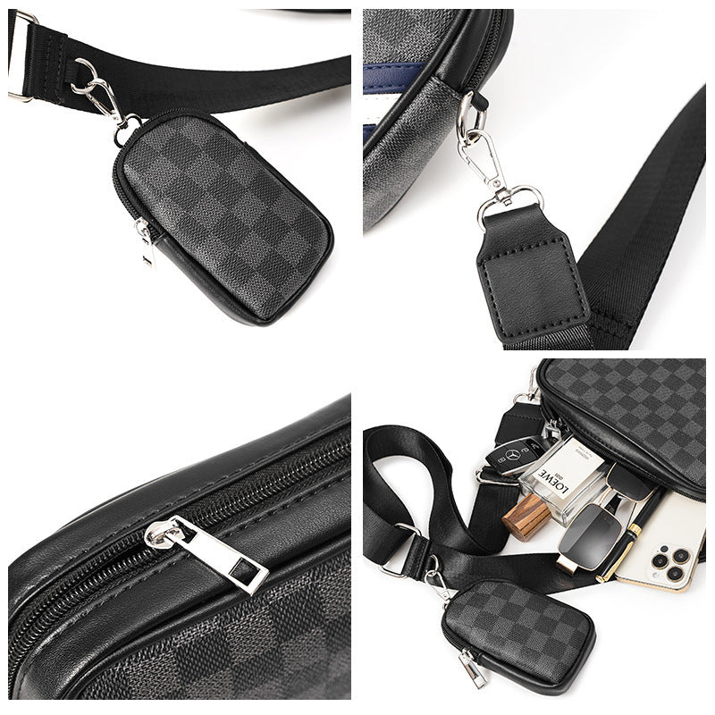 Multifunktionale Crossbody-Tasche mit Abnehmbarer Klein-Tasche Brehn