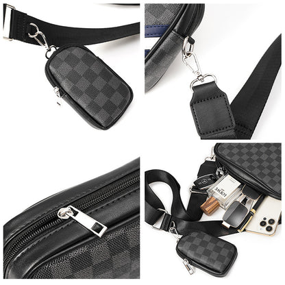 Multifunktionale Crossbody-Tasche mit Abnehmbarer Klein-Tasche Brehn
