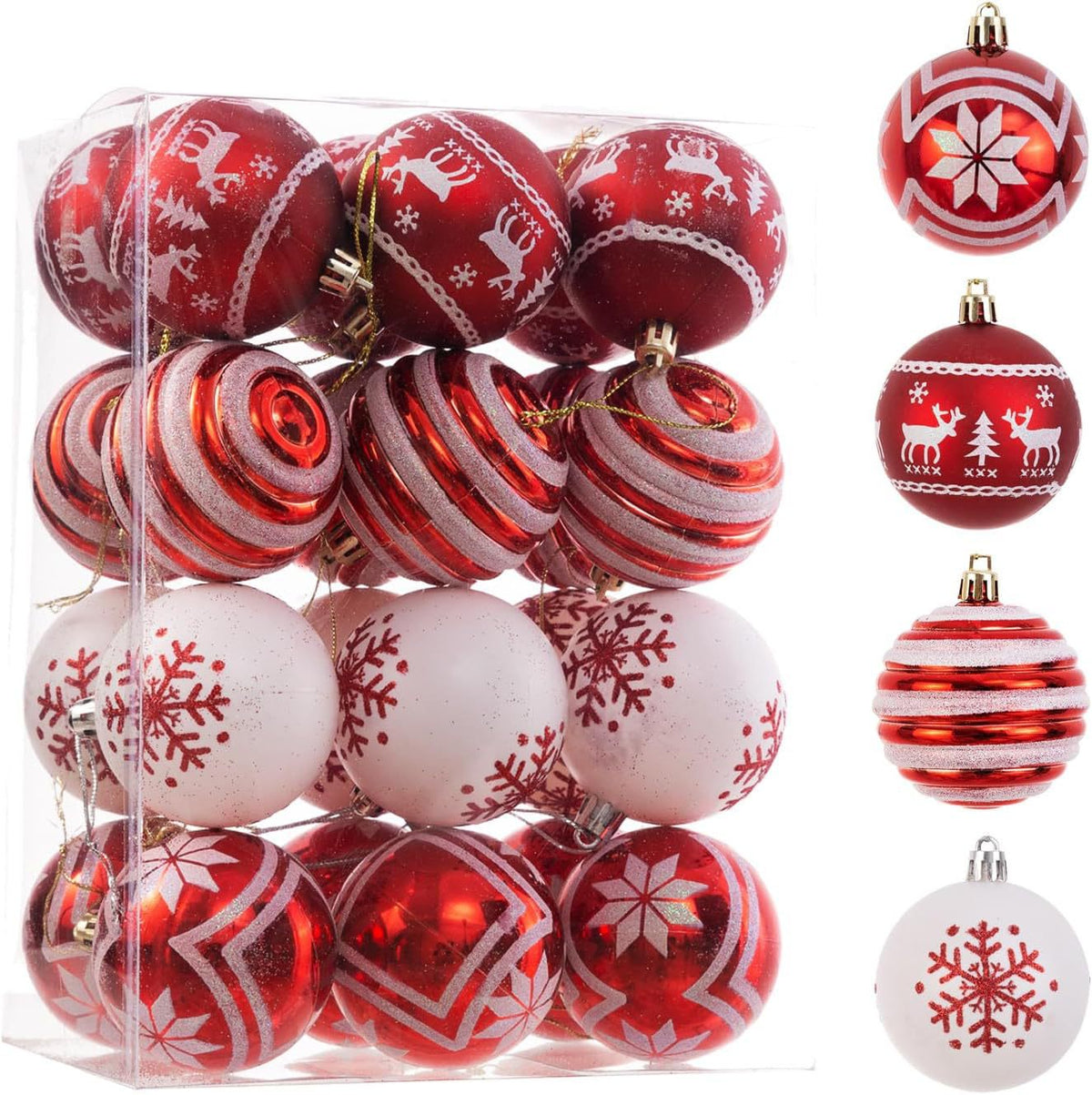 Festliche dekorative Weihnachtsornament-Set Brehn