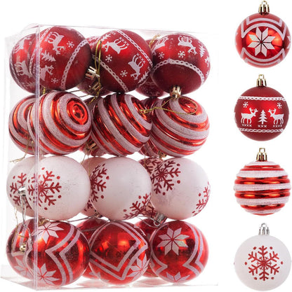 Festliche dekorative Weihnachtsornament-Set Brehn