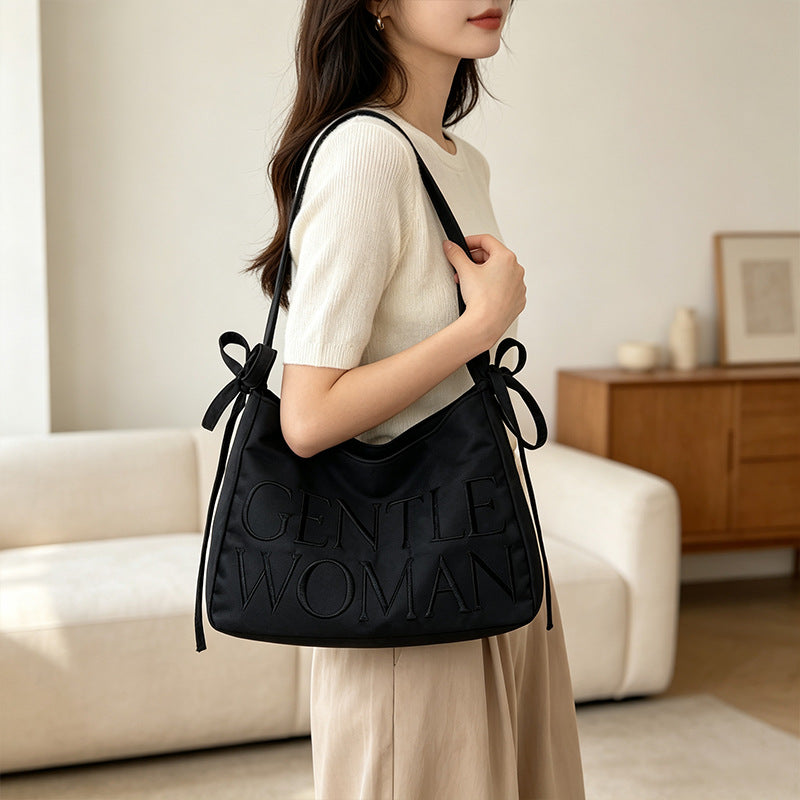 Stylische Satin Bucket Bag Brehn