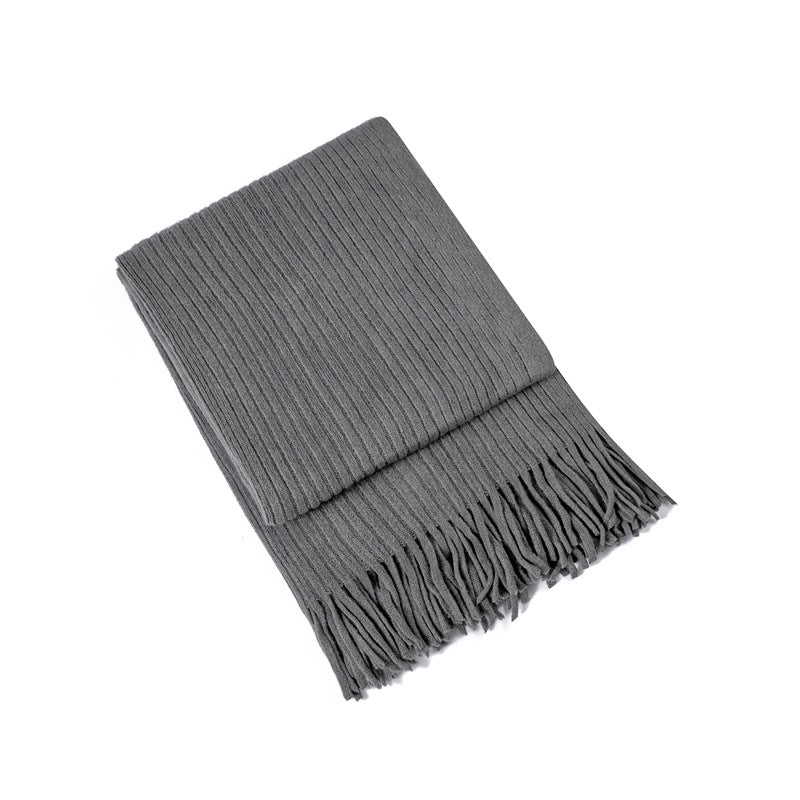 Damen kuschelige Strickdecke Brehn