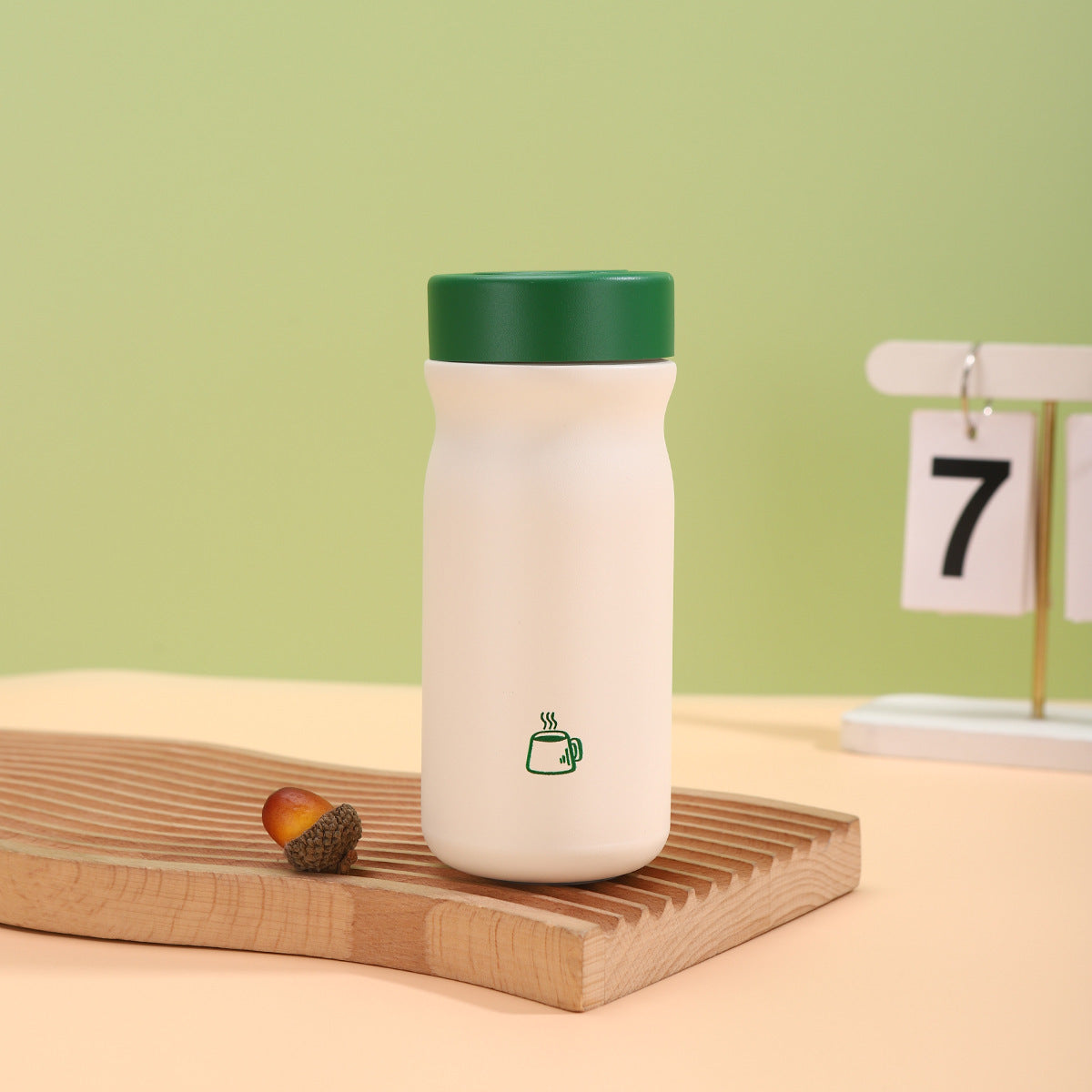 Damen Isolierte Kaffeetasse mit praktischem Auslaufstopp Brehn