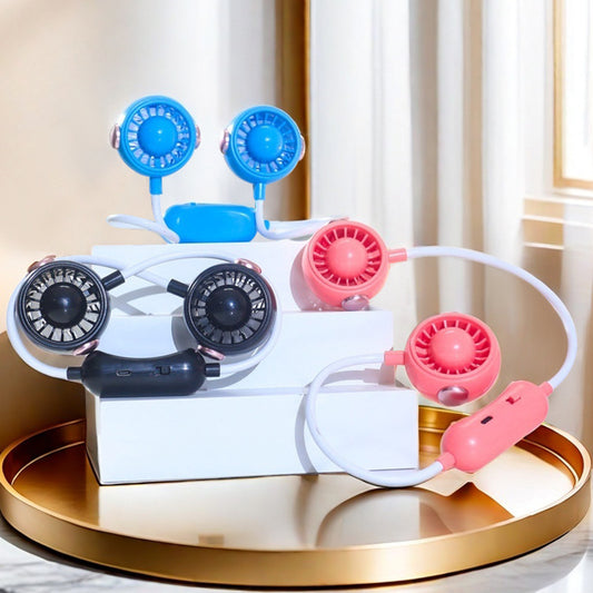 Damen tragbarer USB-Halsventilator mit flexibler Halterung Brehn