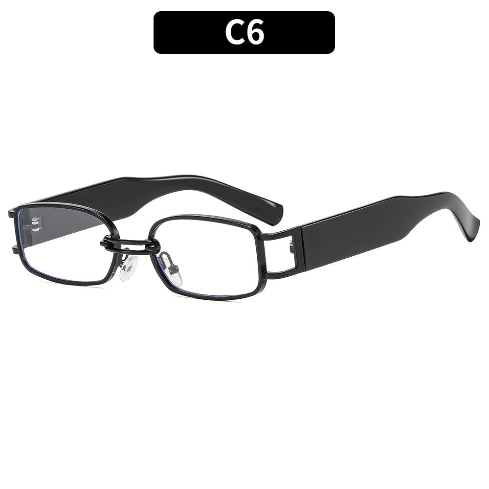 Stylische Rechteckige Rahmenbrille