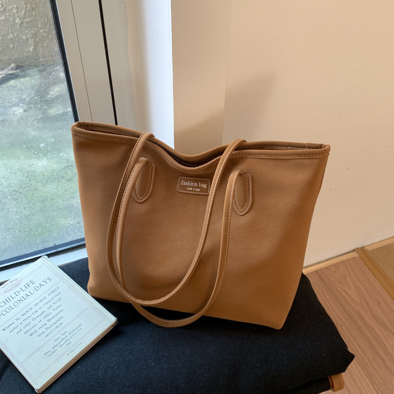 Elegante Kunstleder Tote Bag Brehn