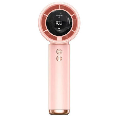 Damen tragbarer Handventilator mit digitaler Temperaturanzeige Brehn