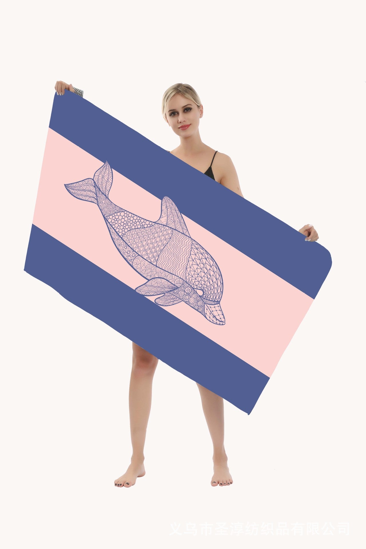 Strandtuch mit kreativem Delfin-Design Brehn