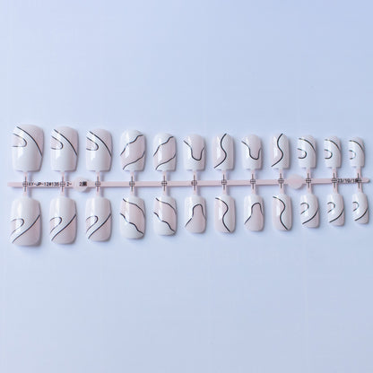 Künstlerisches abstraktes Nageldesign-Set