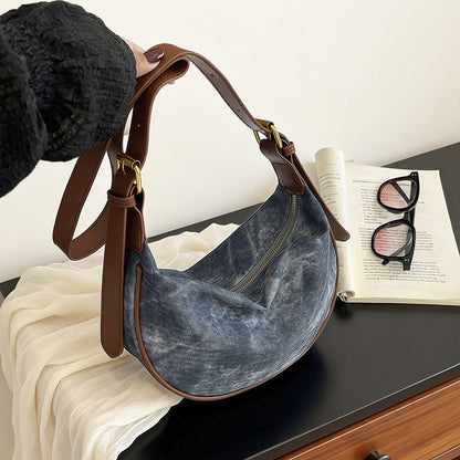 Funktionale weiche Stoff-Schultertasche