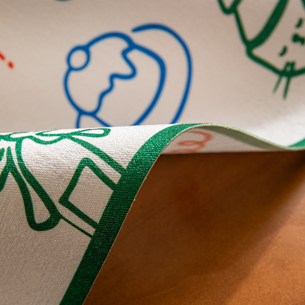 Kinder-Lern-Tischset mit Alphabet-Aufdruck und abwischbarer Oberfläche Brehn