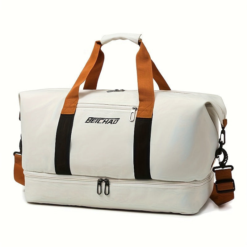 Sportliche Duffel-Tasche Mit Verstärktem Boden Brehn