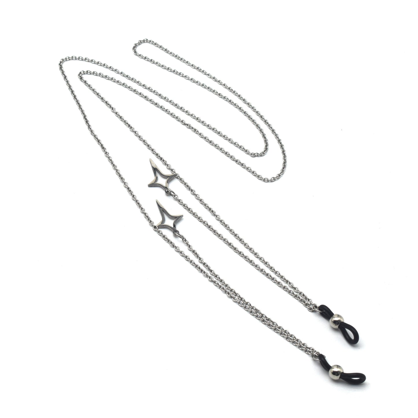 Stylische Edelstahl Brillen Kette Brehn
