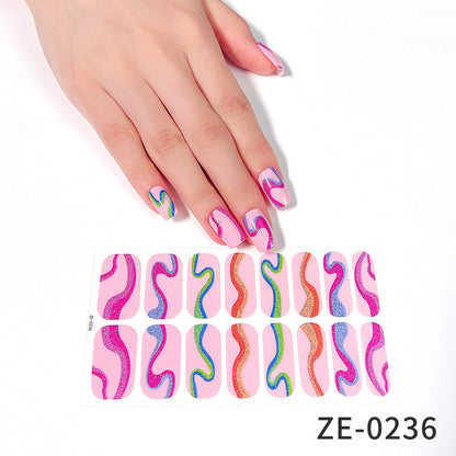 Dekorative Nagelfolie-Wickel
