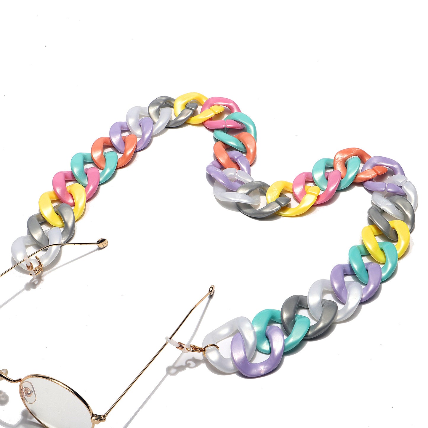 Bunte Chunky Brillen Kette Brehn