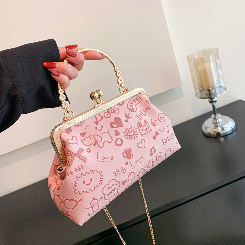 Verspielt Grafik Handtasche