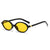 Vintage Oval Frame Sonnenbrillen