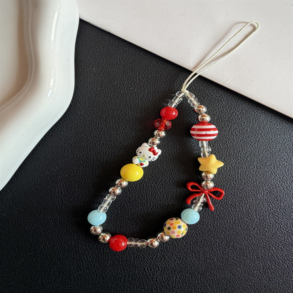 Verspielt Bead Charm Handy Lanyard Brehn 1790135330