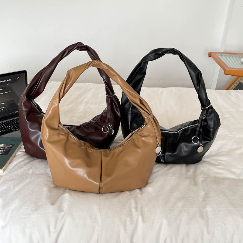 Stylische Knotenhenkel Schlauch Hobo Tasche