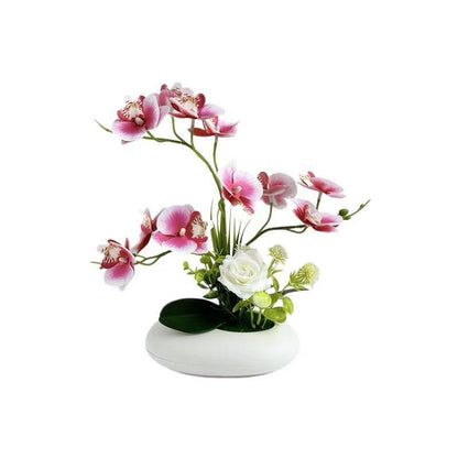 Lebensechte Orchideen Dekorative Mittelstück