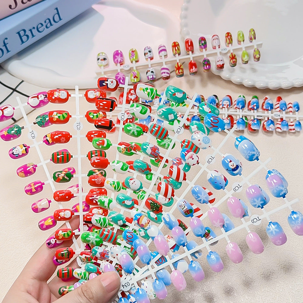 Kinder Spaß Urlaubs-Themen Fake Nail Set Brehn