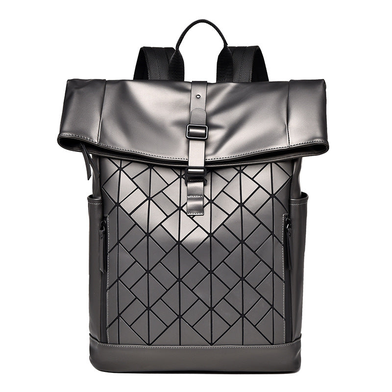 Geometrisch gemusterter urbaner Rucksack Brehn
