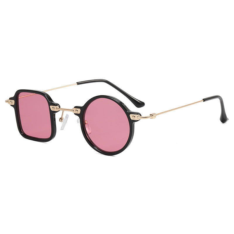 Damen elegante runde Hybridbrille mit quadratischem Design Brehn