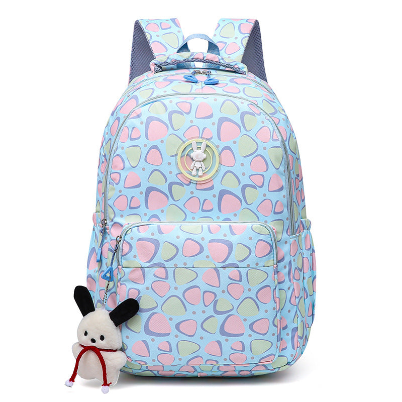 Fröhlicher Schulrucksack mit Einzigartigen Mustern und Praktischen Fächern Brehn