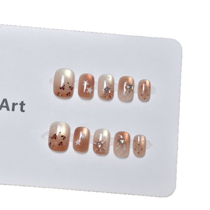 Artisan Floral Press-On Nail Set Brehn