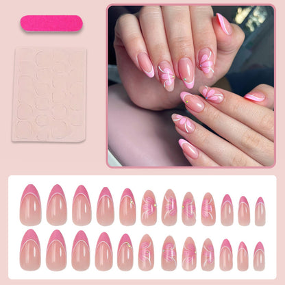 Kunstnagelset mit liebevollen Herz- und Sternenmotiven Brehn