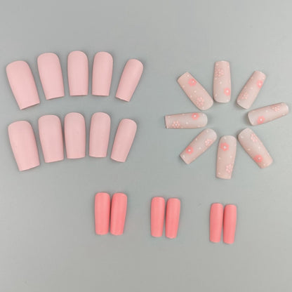 Elegante florale Acrylnagelverlängerungen Brehn 1789915616