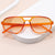 Damen modische Oversized-Sonnenbrille mit trendy Rahmen Brehn