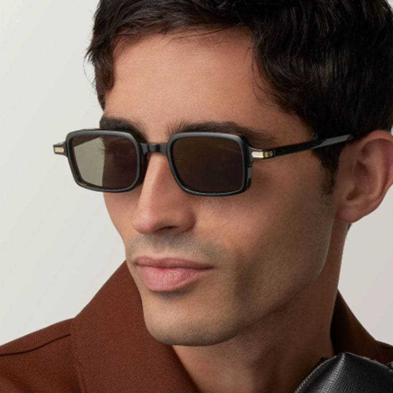 Damen quadratische Sonnenbrille mit schützendem UV-Filter und robustem Rahmen Brehn