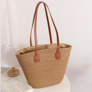 Trendige Geflochtene Strandtasche Brehn
