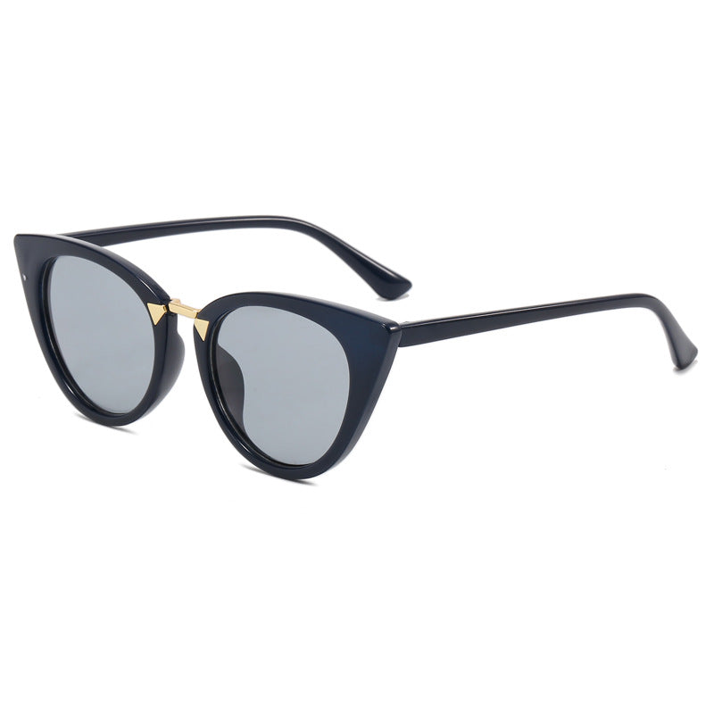 Damen Cat-Eye Sonnenbrille mit elegantem goldenen Detail Brehn