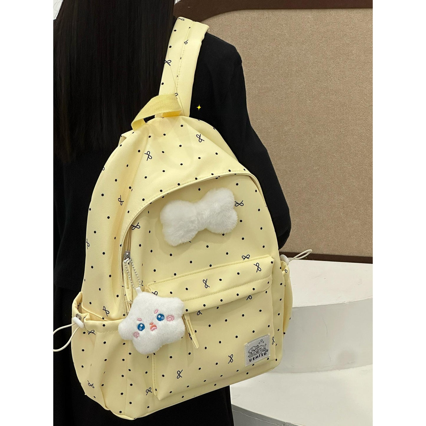 Verspielt Polka Dot Rucksack Brehn
