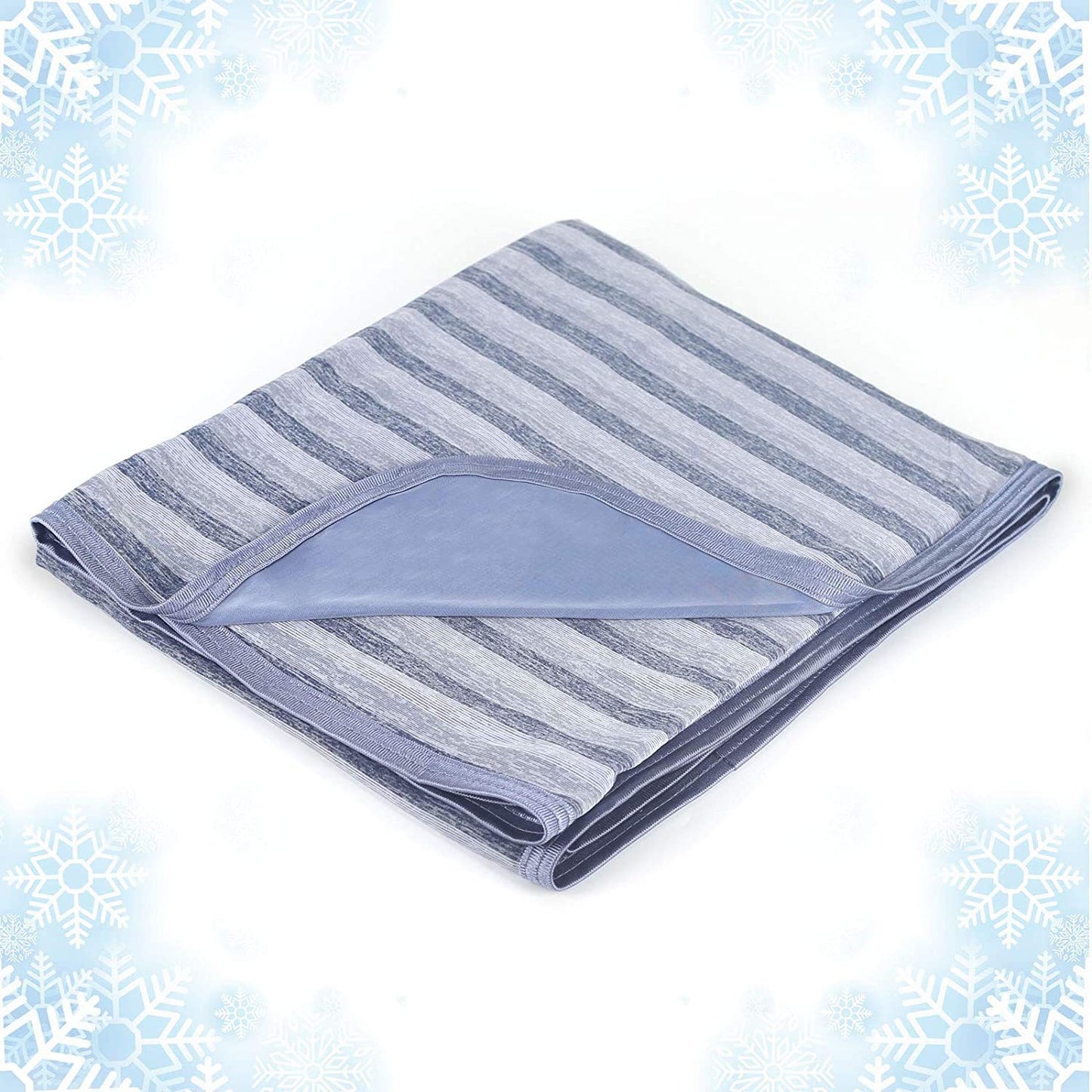 Damen Softes und atmungsaktives Streifen-Fleece-Decke Brehn