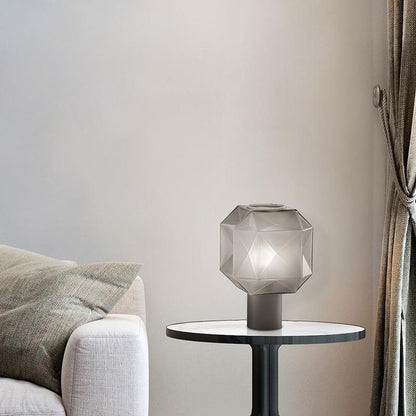 Geometrische Glas Tischlampe
