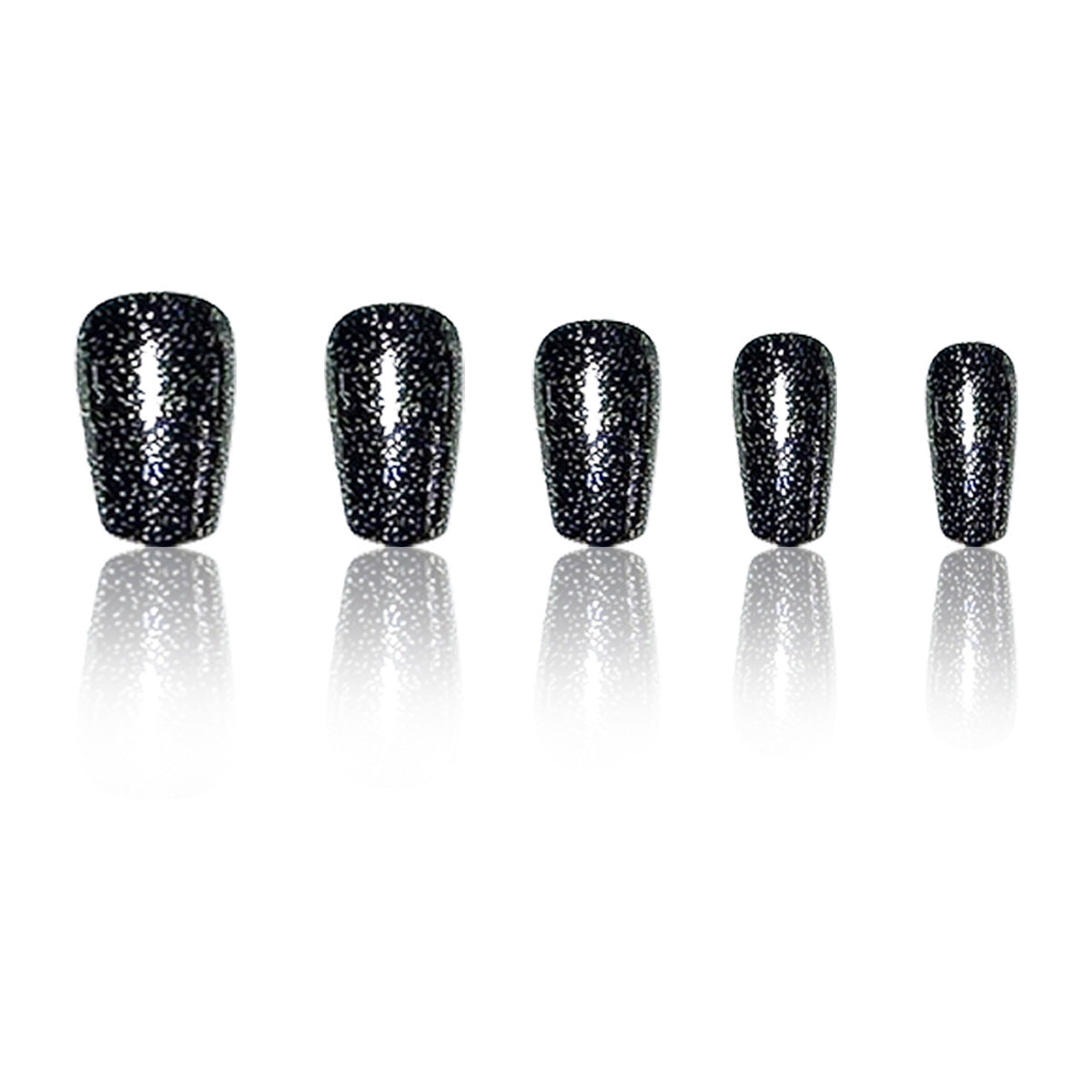 Premium Glitzernde Lange Stiletto Nagelverlängerungen Brehn