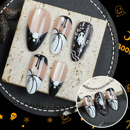 Halloween-Themed Gruselige Press-On Nail Set