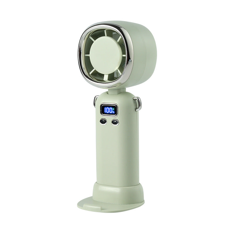 Damen tragbarer Handventilator mit LCD-Anzeige und kraftvollem Akku Brehn