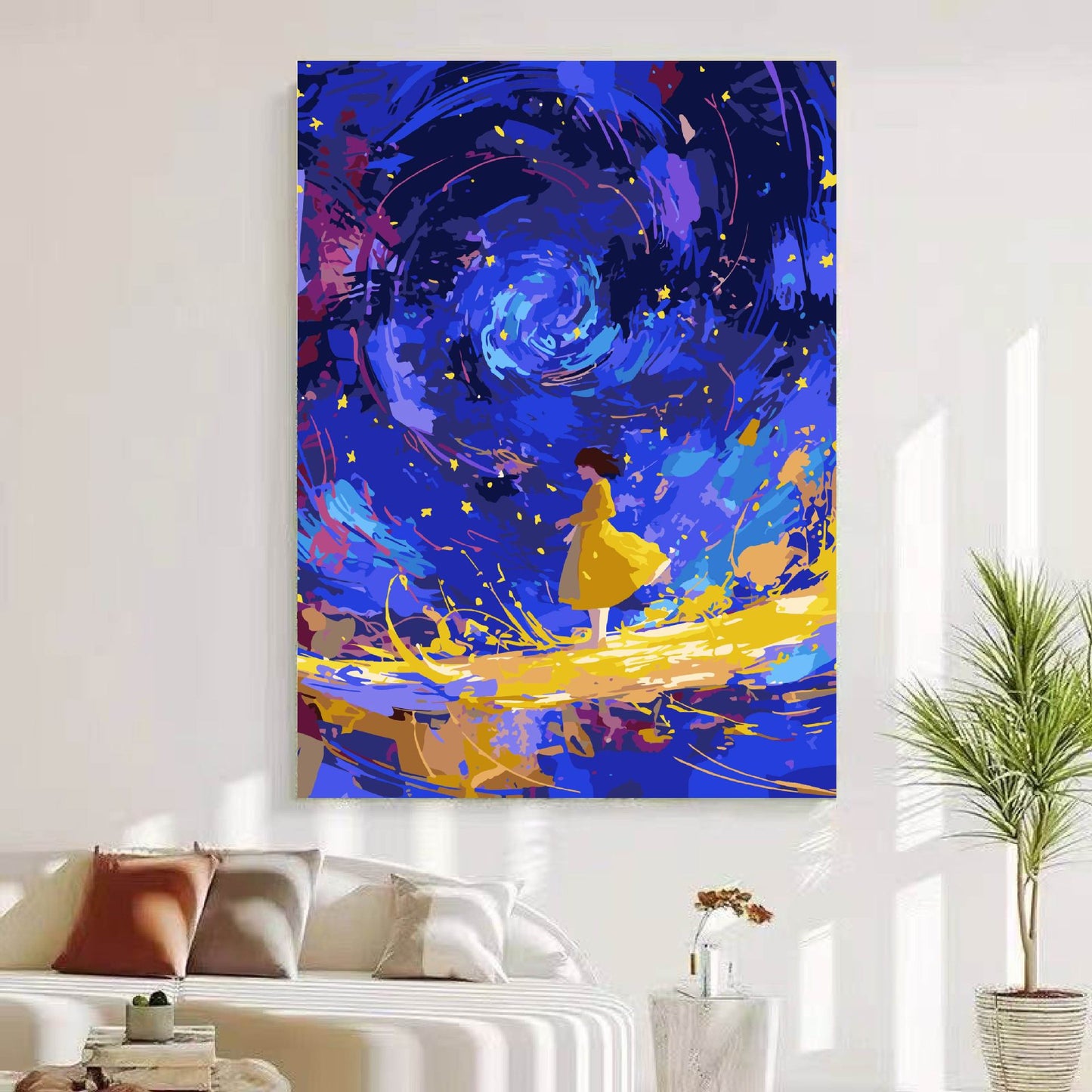 Traumhafte kosmische Landschaft Wandkunst Brehn