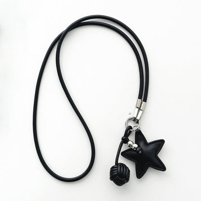 Sternförmige Leder-Handy-Lanyard Brehn