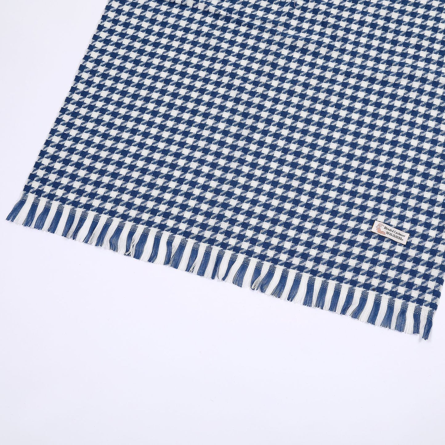 Damen eleganter Schal mit Hahnentrittmuster Brehn