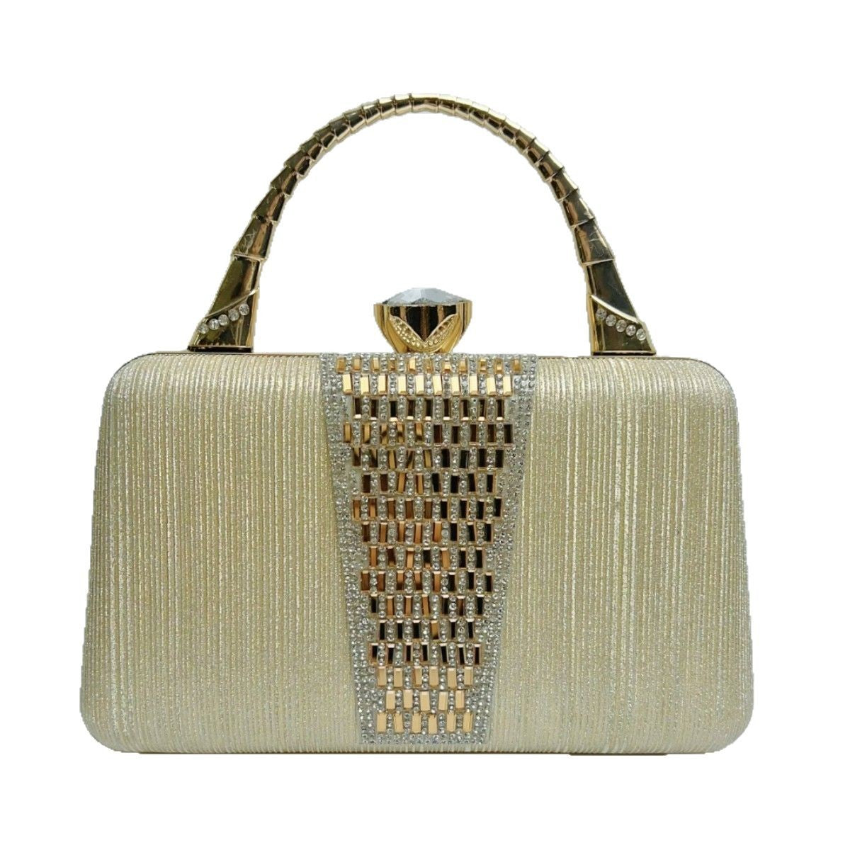 Abendhandtasche mit Kristallverzierungen